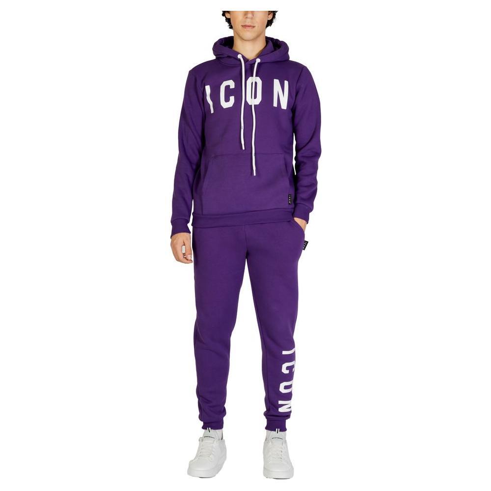 Icon Purple Cotton Hoody IC-15262700151-IT46 | M