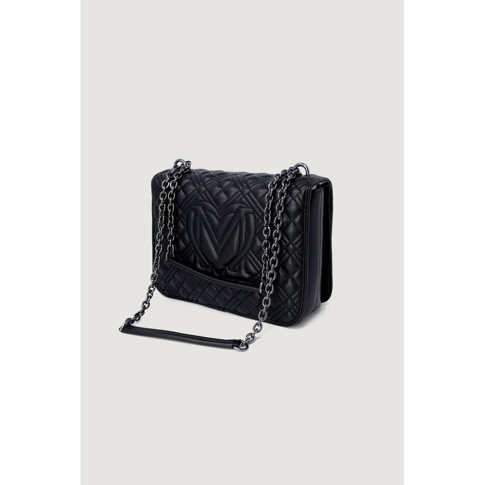 Love Moschino Bicolor Polyethylene Handbag Love Moschino Lavender