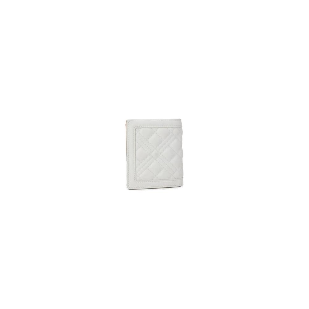 Love Moschino White Polyethylene Wallet Love Moschino Light Gray