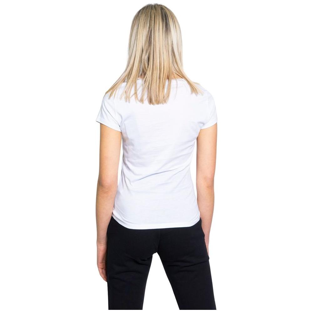 Armani Exchange White Cotton Tops & T-Shirt Armani Exchange Black