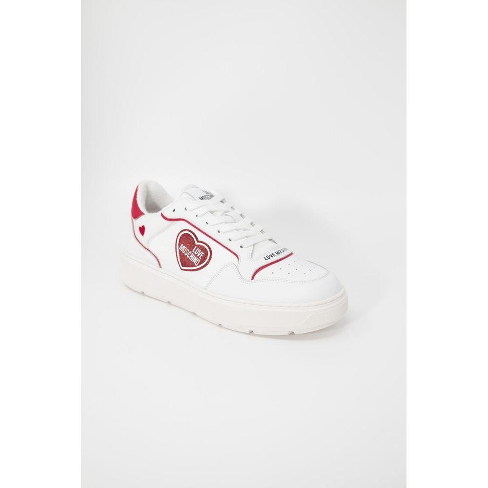 Love Moschino Red Polyethylene Sneaker Love Moschino Lavender