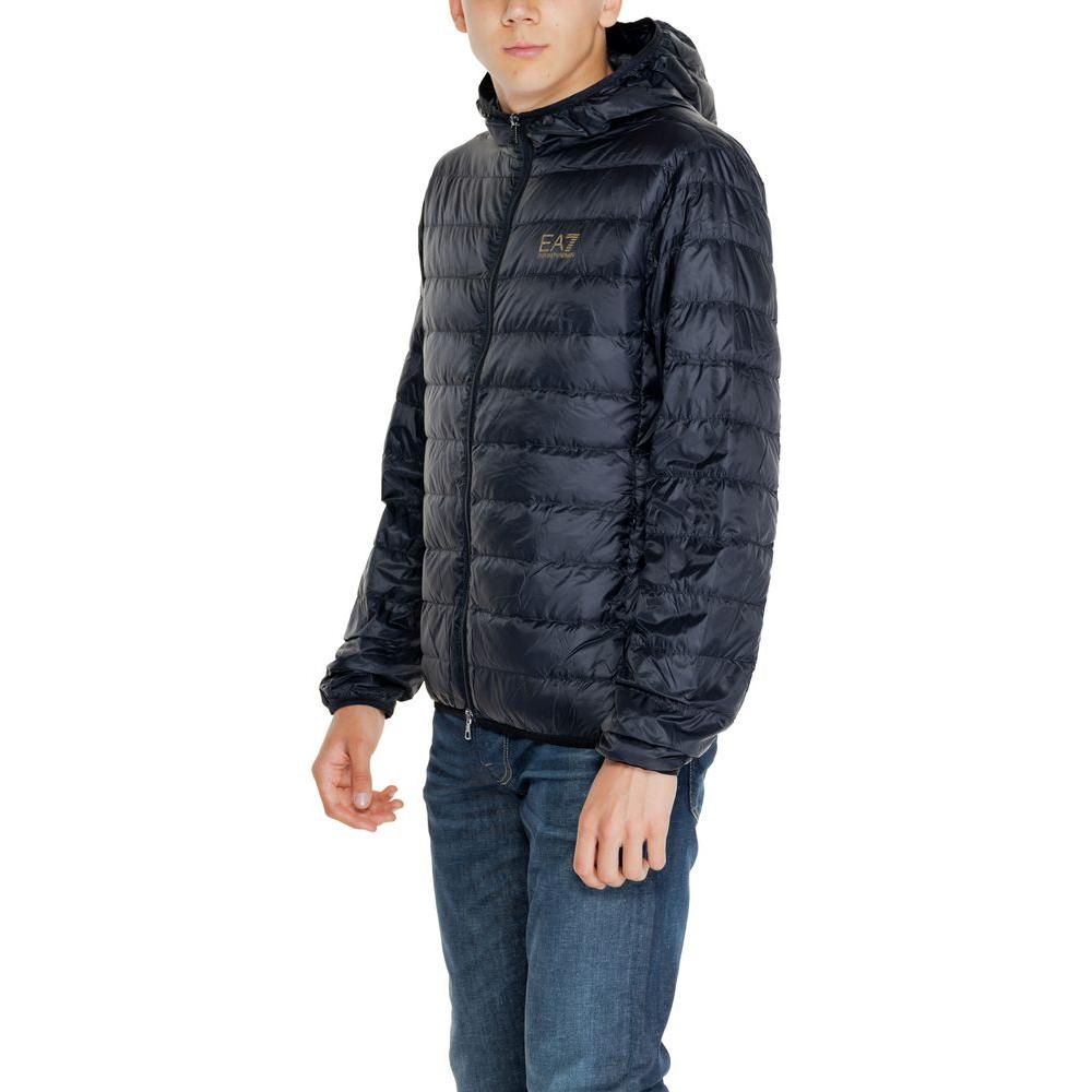 EA7 Emporio Armani Bicolor Polyamide Jacket EA7 Emporio Armani Dark Slate Gray