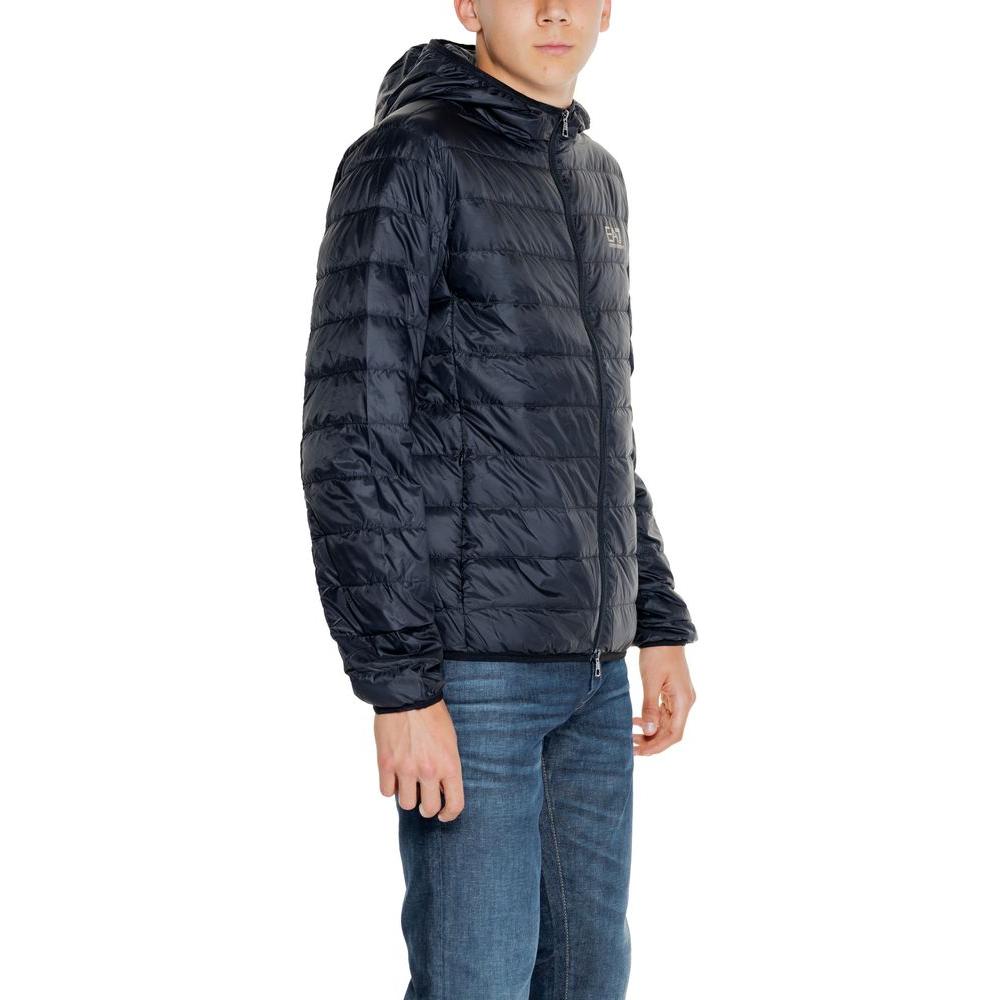 EA7 Emporio Armani Bicolor Polyamide Jacket EA7 Emporio Armani Dark Slate Gray