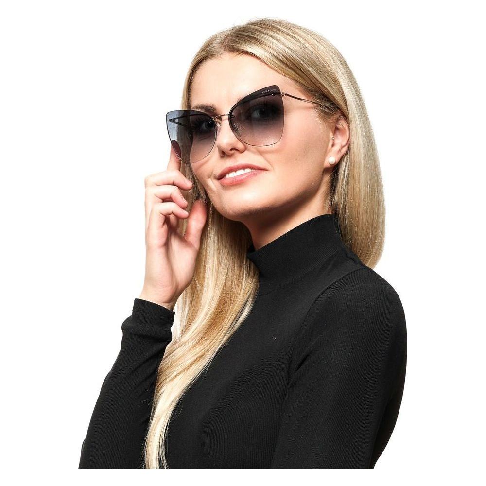 Tom Ford Rose Gold Women Sunglasses Tom Ford Dark Slate Gray