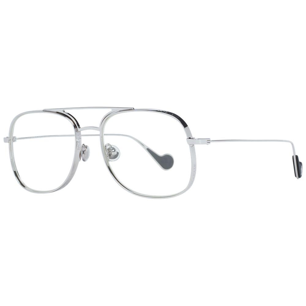 Moncler Silver Unisex Sunglasses Moncler Light Gray