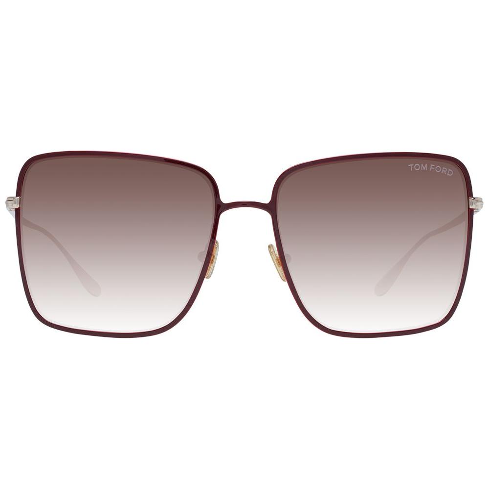 Tom Ford Burgundy Women Sunglasses Tom Ford Rosy Brown
