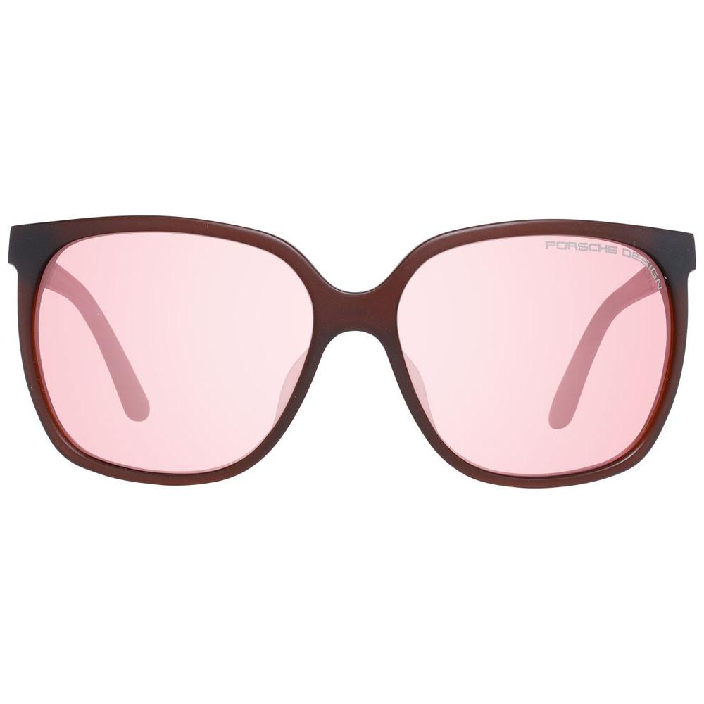 Porsche Design Burgundy Women Sunglasses Porsche Design Dark Olive Green