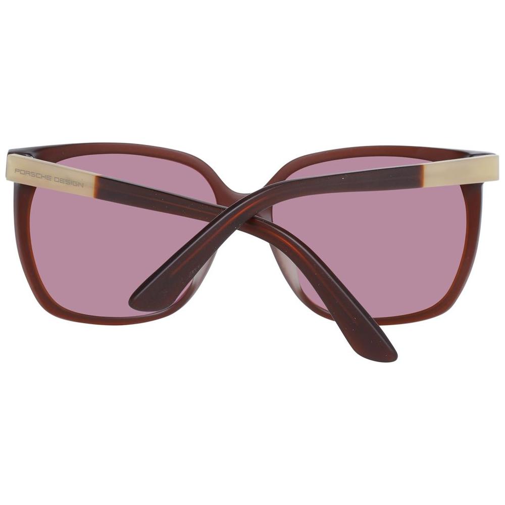 Porsche Design Burgundy Women Sunglasses Porsche Design Rosy Brown