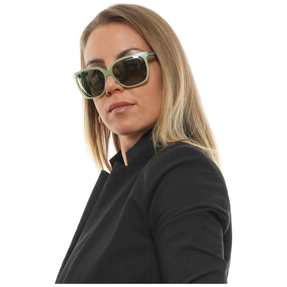 Porsche Design Green Women Sunglasses Porsche Design Tan