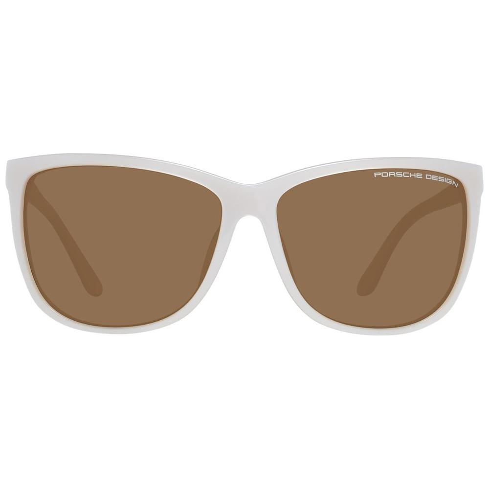 Porsche Design White Women Sunglasses Porsche Design Dim Gray