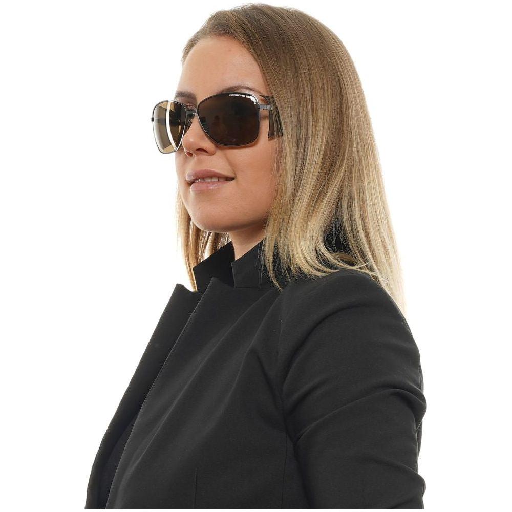 Porsche Design Gray Women Sunglasses Porsche Design Tan