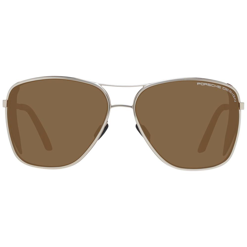 Porsche Design Gold Women Sunglasses Porsche Design Dim Gray