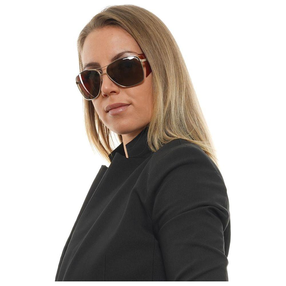 Porsche Design Gold Women Sunglasses Porsche Design Rosy Brown