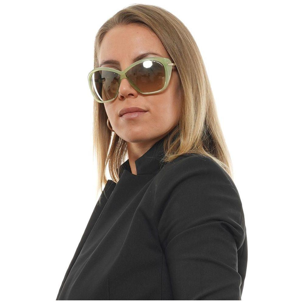 Porsche Design Green Women Sunglasses Porsche Design Tan