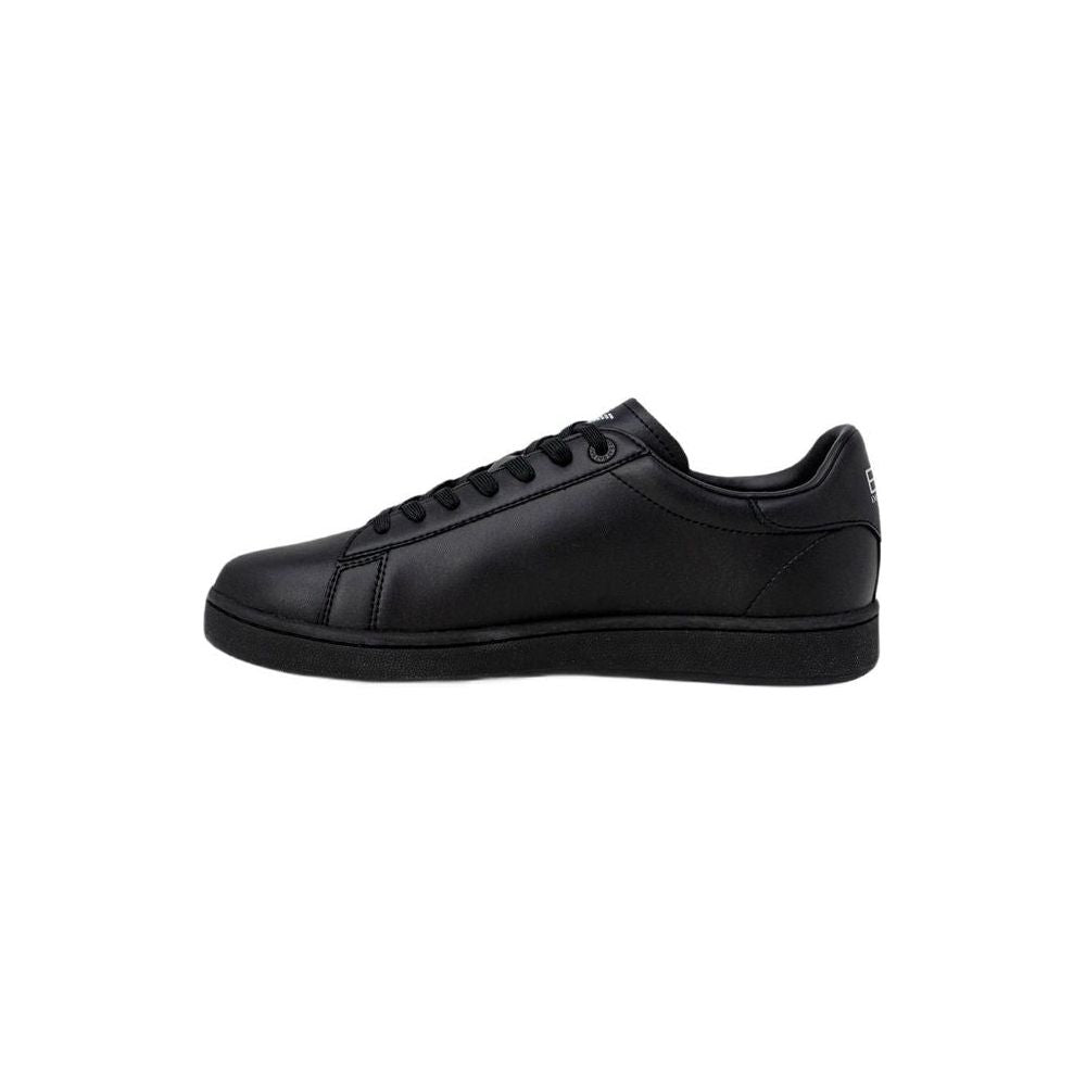 EA7 Emporio Armani Black Polyethylene Sneaker EA7 Emporio Armani Dark Slate Gray