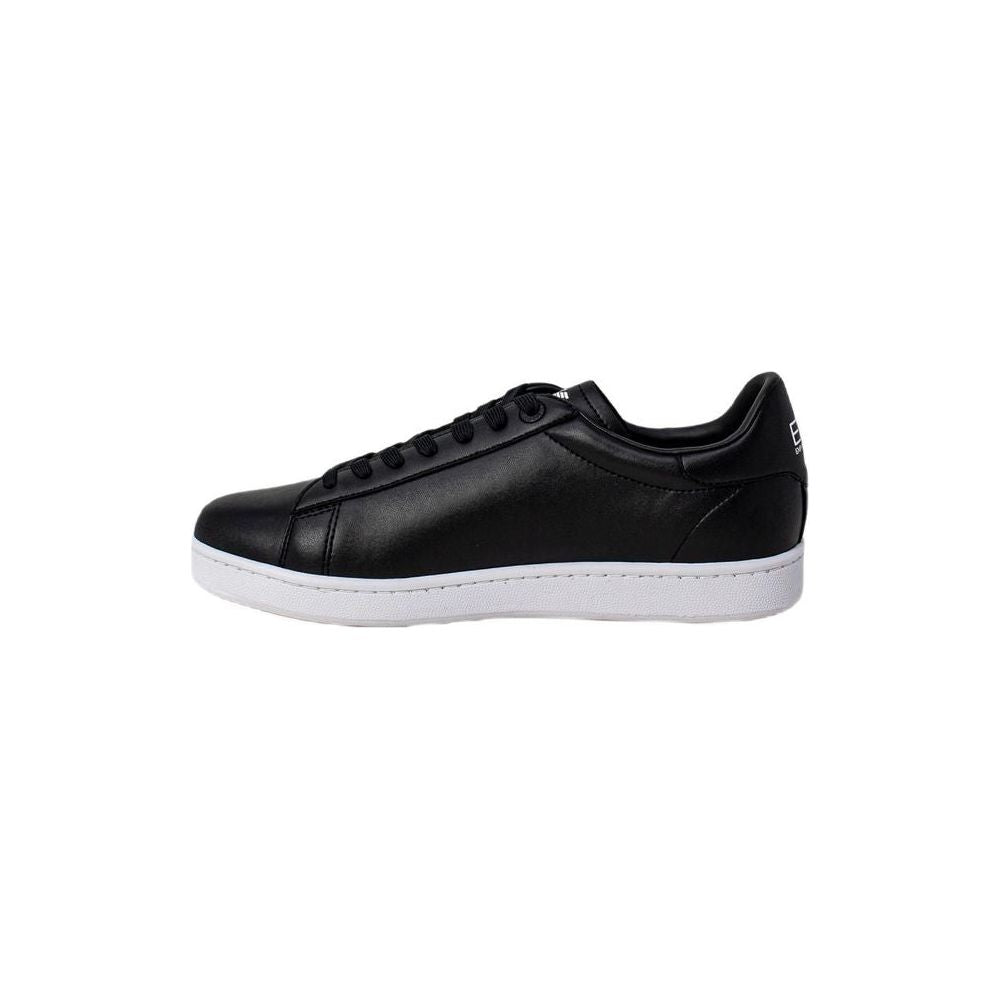 EA7 Emporio Armani Black And White Polyethylene Sneaker EA7 Emporio Armani Light Gray