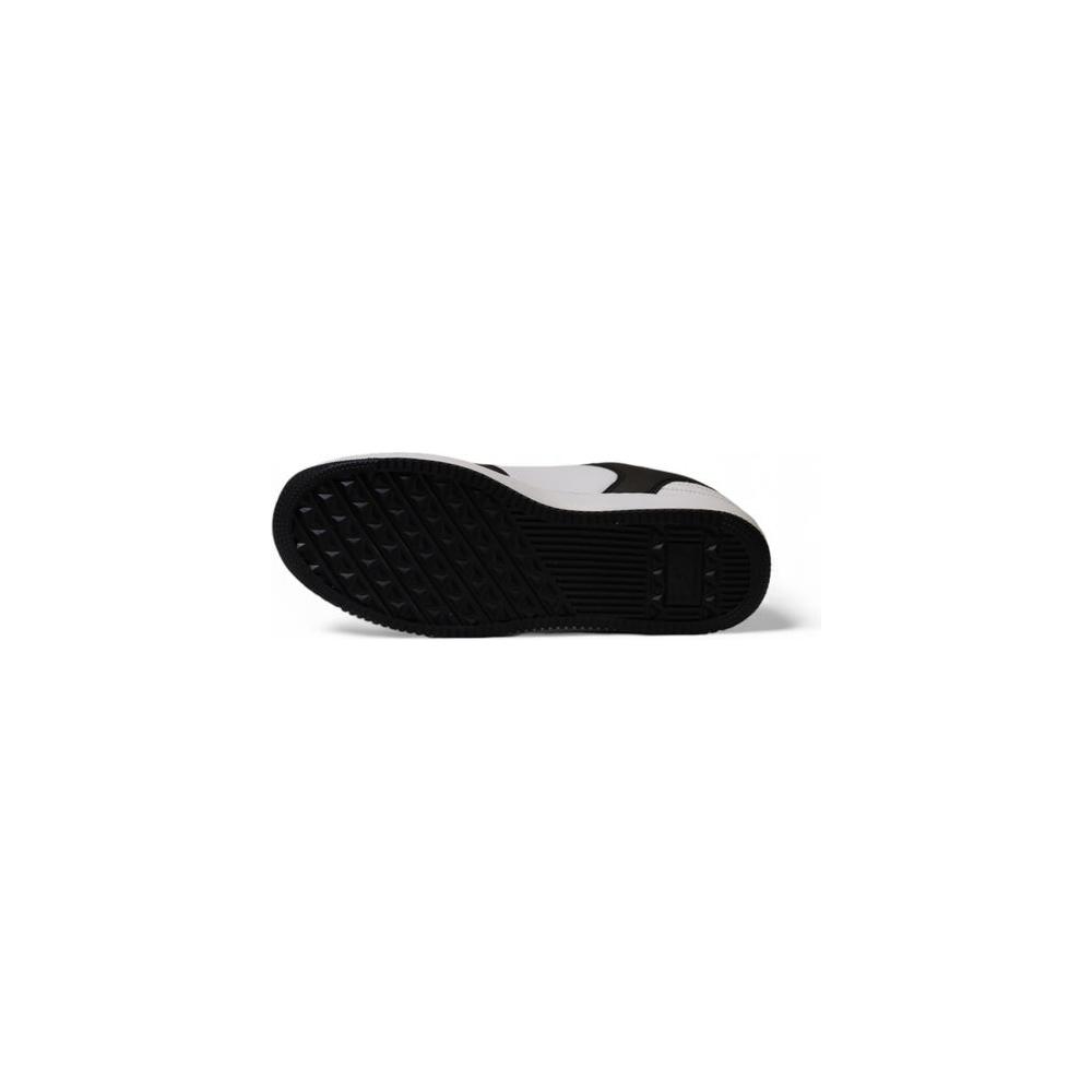 EA7 Emporio Armani Black And White Polyester Sneaker EA7 Emporio Armani Light Gray