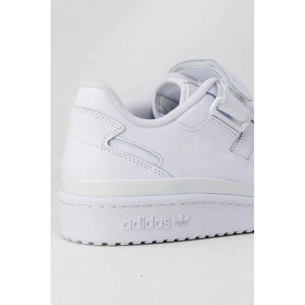 Adidas White Leather Sneaker Adidas Light Gray