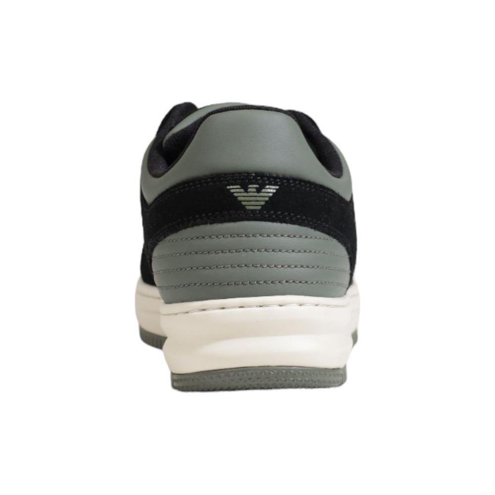 EA7 Emporio Armani Green Polyester Sneaker EA7 Emporio Armani Dim Gray