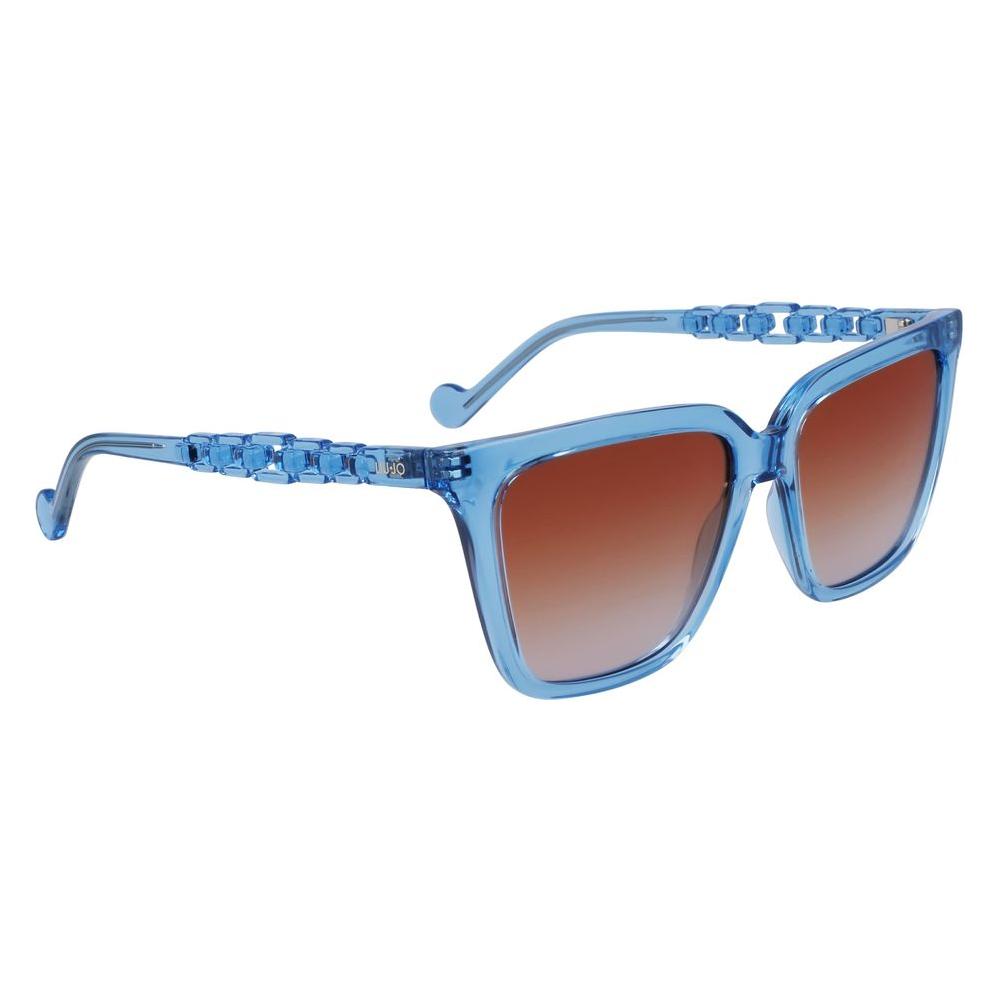 Liu Jo Blue Injected Sunglasses Liu Jo Light Slate Gray
