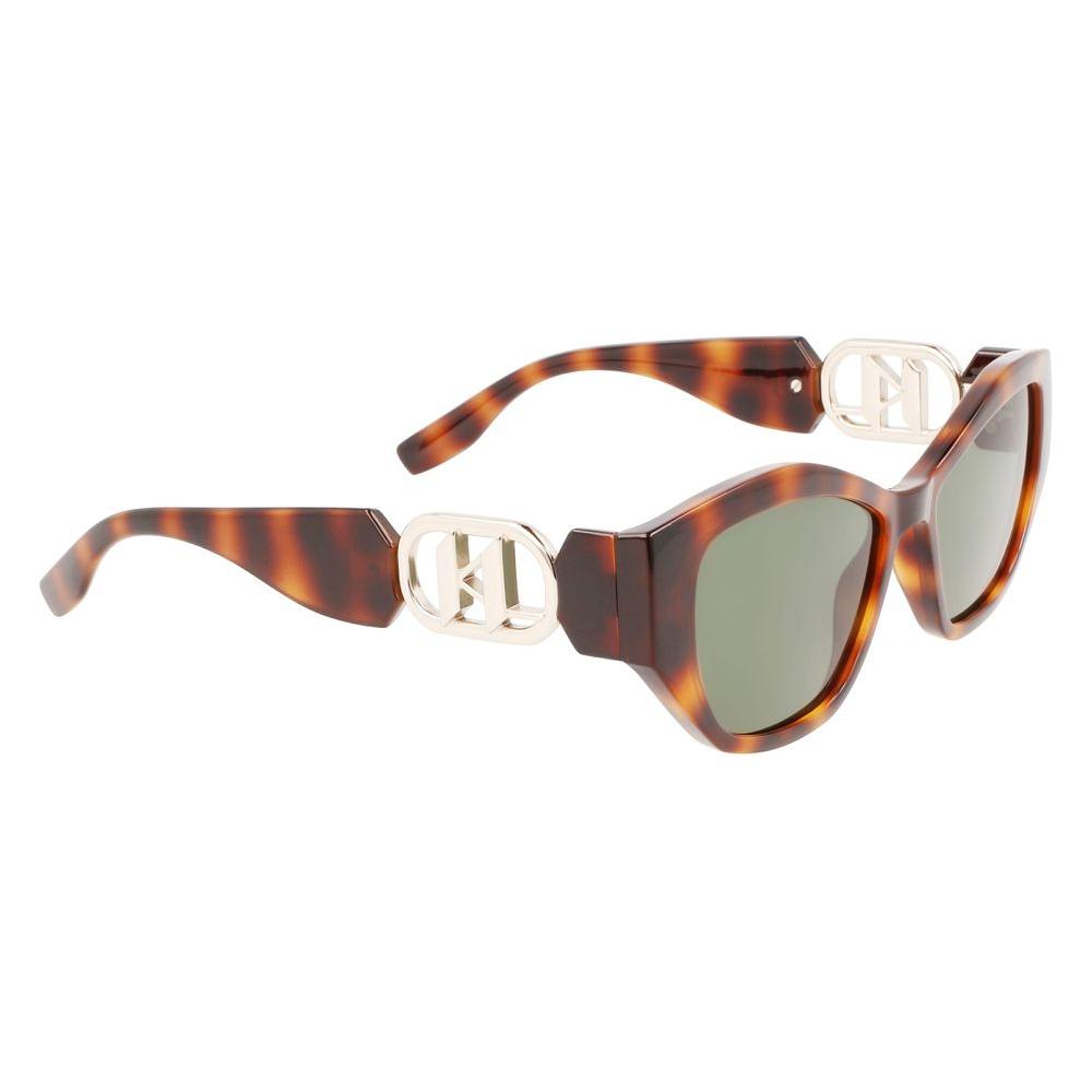 Karl Lagerfeld Brown Injected Sunglasses Karl Lagerfeld Rosy Brown