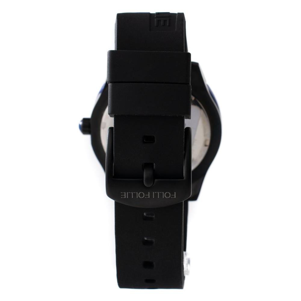 Folli Follie Black Silicone Watch Folli Follie Black