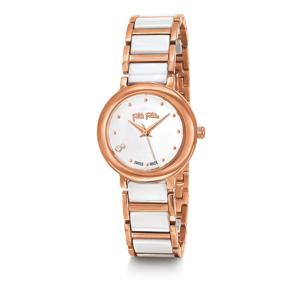 Folli Follie White Steel Watch Folli Follie Bisque