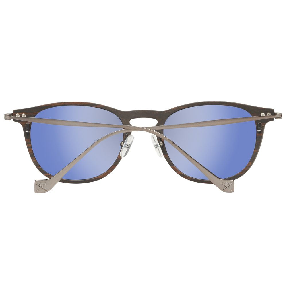 Hackett Brown Metal Metal Metal Sunglasses Hackett Dark Gray