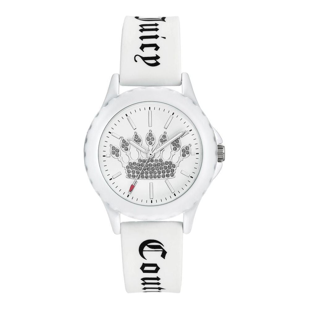 Juicy Couture White Silicone Watch Juicy Couture Lavender