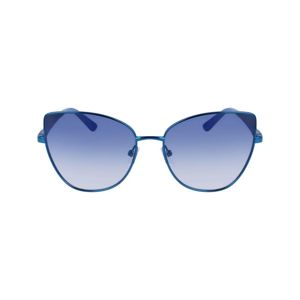 Karl Lagerfeld Blue Metal Sunglasses Karl Lagerfeld Dark Gray