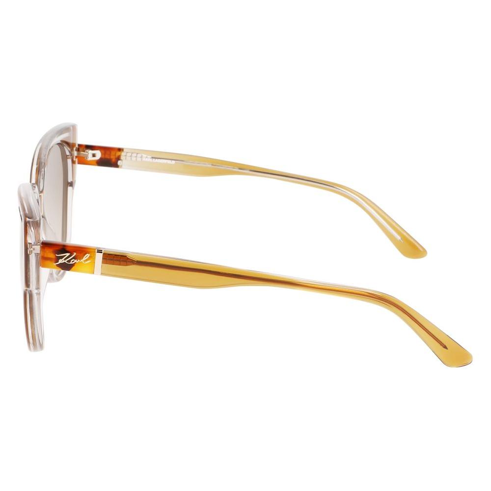 Karl Lagerfeld Brown Acetate Sunglasses Karl Lagerfeld Light Gray