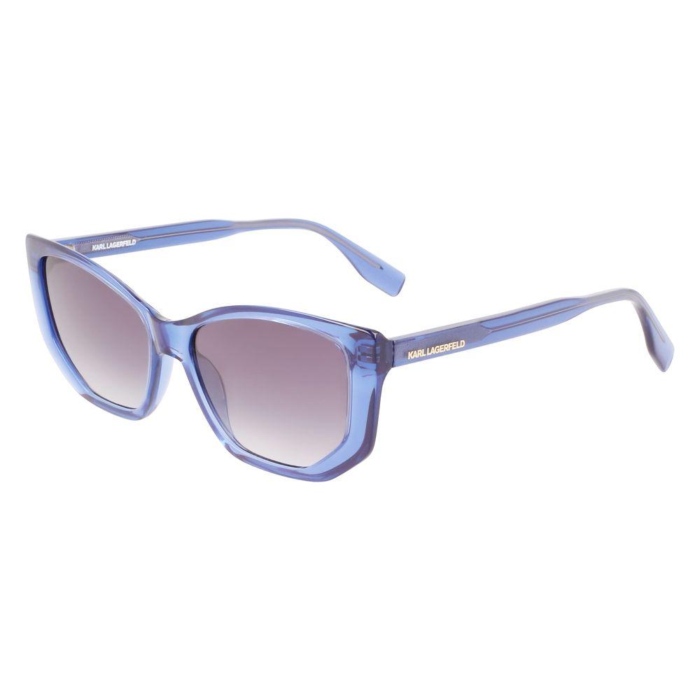 Karl Lagerfeld Blue Injected Sunglasses Karl Lagerfeld Dark Gray