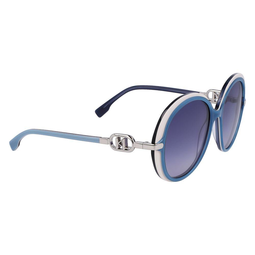 Karl Lagerfeld Blue Acetate Sunglasses Karl Lagerfeld Slate Gray