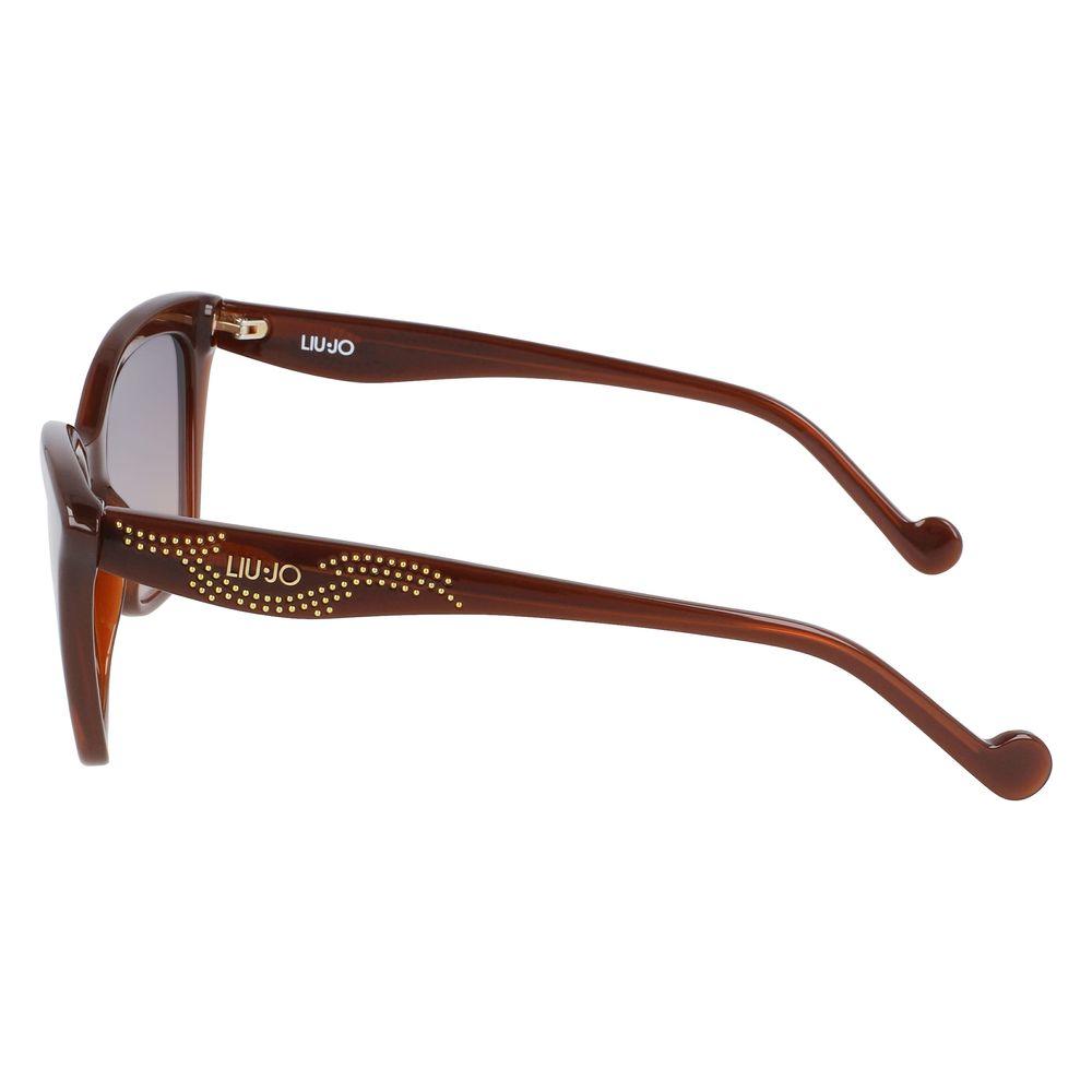 Liu Jo Brown Injected Sunglasses Liu Jo Saddle Brown