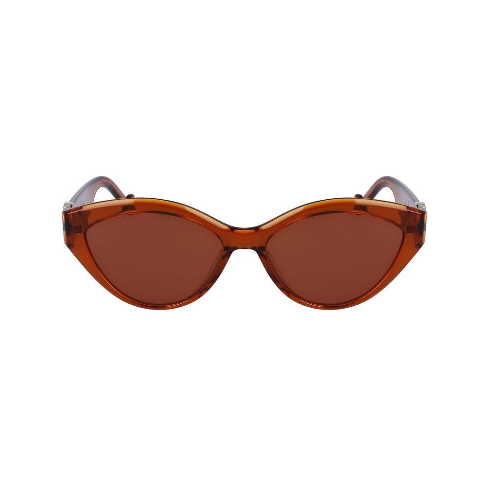 Liu Jo Brown Acetate Sunglasses Liu Jo Saddle Brown