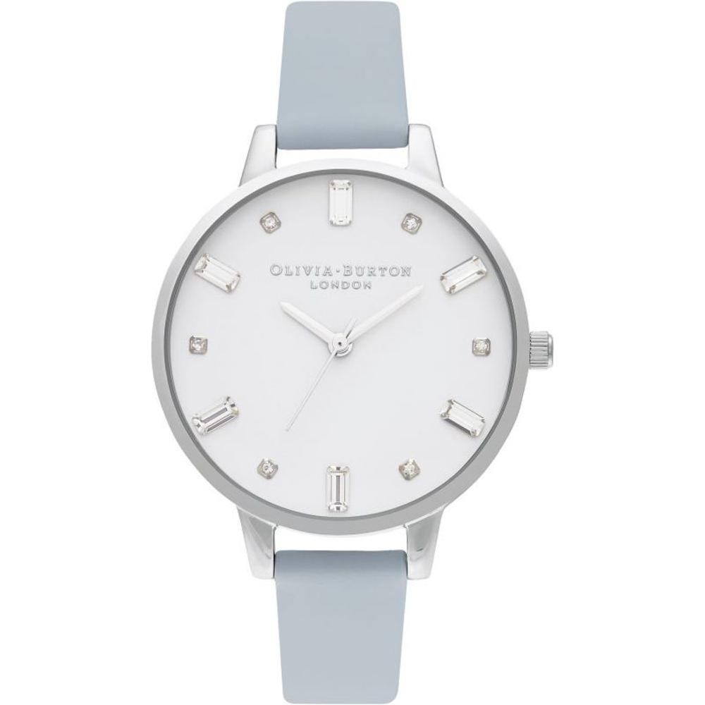 Olivia Burton Blue Leather Leather Watch Olivia Burton Light Gray
