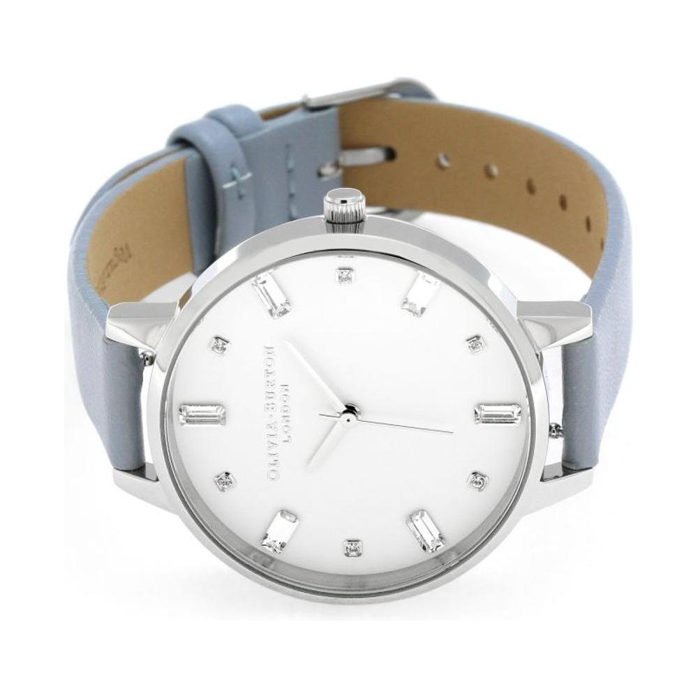 Olivia Burton Blue Leather Leather Watch Olivia Burton Light Gray