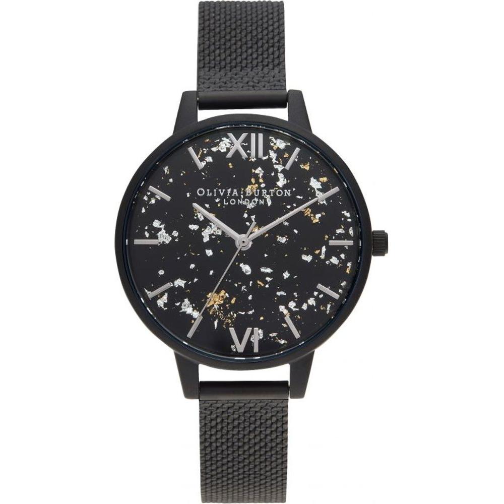 Olivia Burton Black Steel Watch Olivia Burton Dark Slate Gray