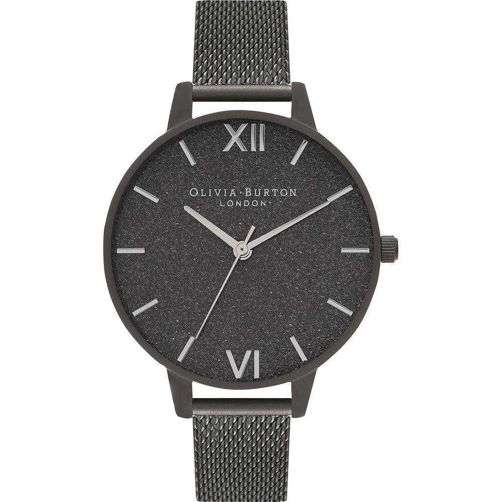Olivia Burton Black Steel Watch Olivia Burton Dark Slate Gray