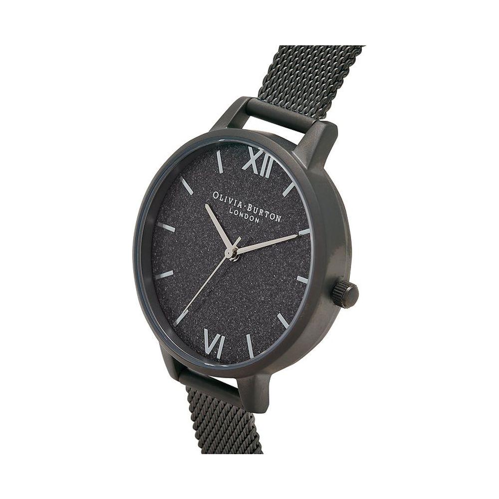 Olivia Burton Black Steel Watch Olivia Burton Dark Slate Gray