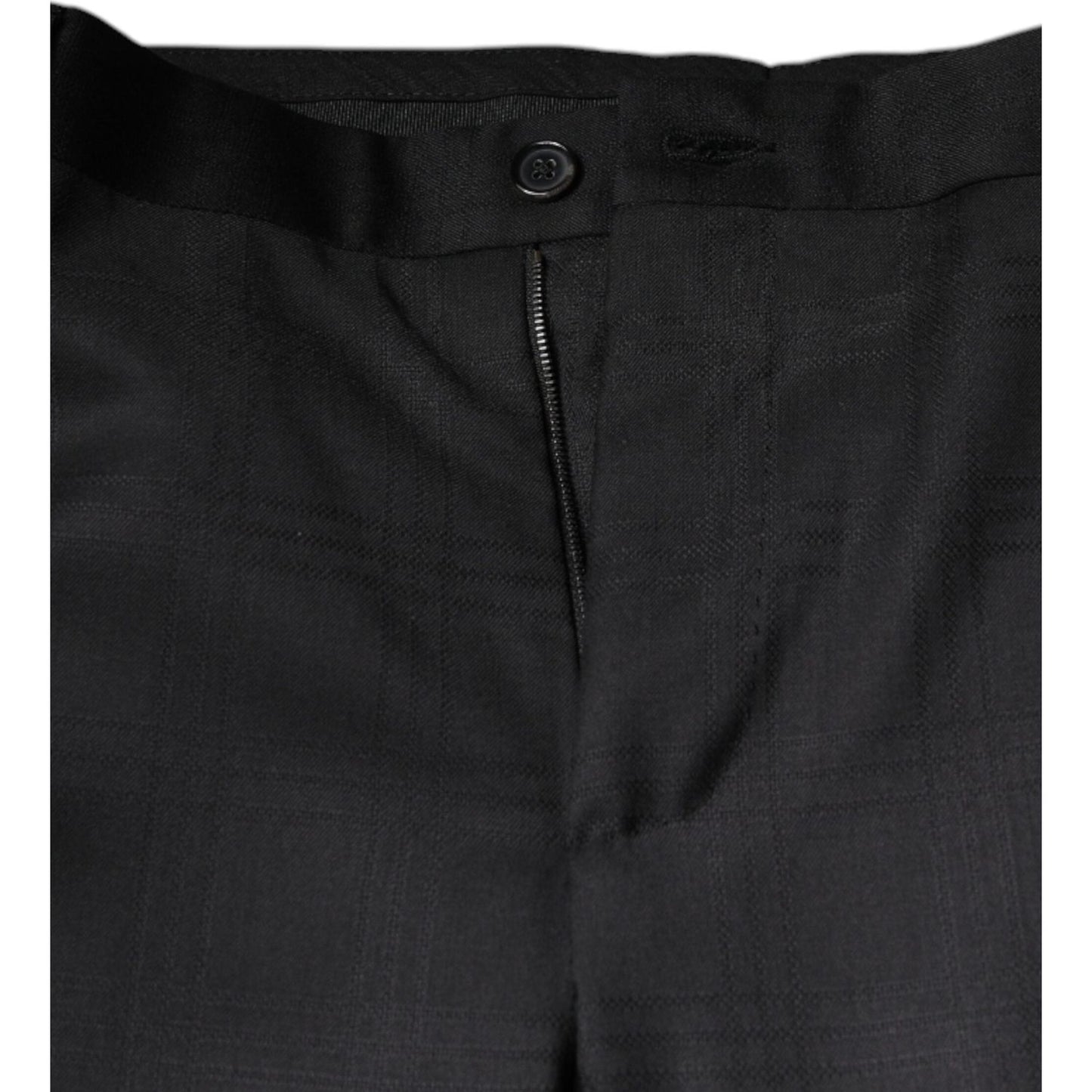 Dolce & Gabbana Black Wool Single Breasted Formal Suit Dolce & Gabbana Black