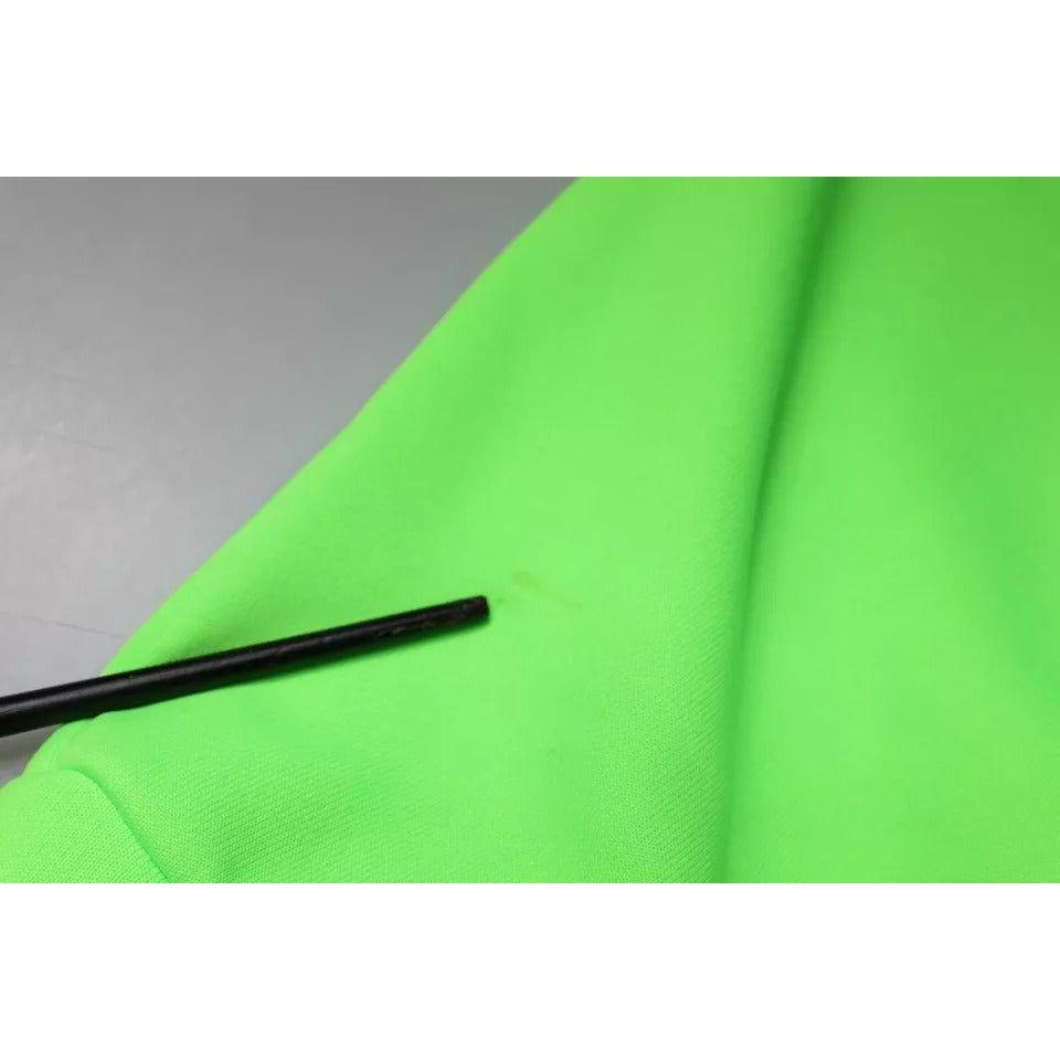 Dolce & Gabbana Neon Green Polyester Cargo Jogger Sweatpants Pants Dolce & Gabbana Light Green