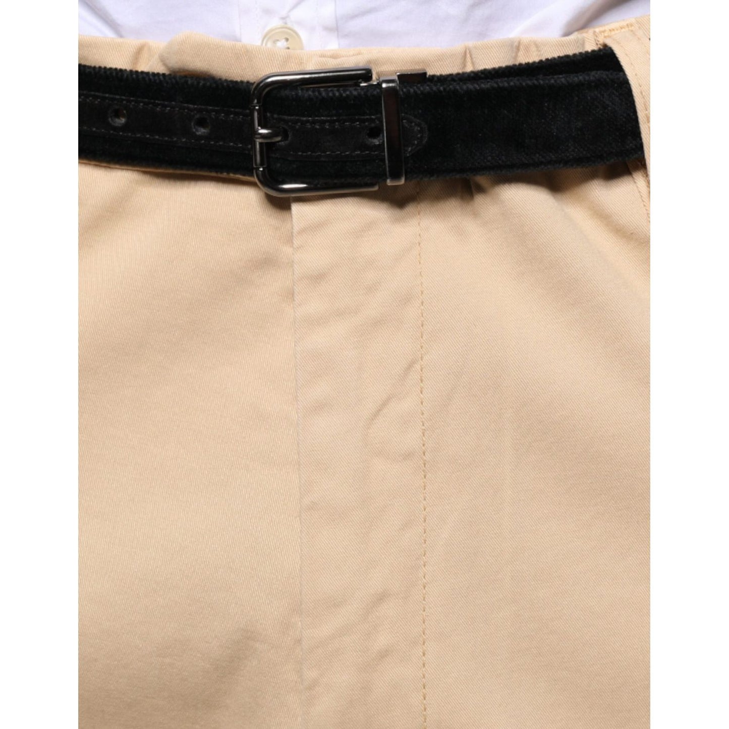 Don The Fuller Beige HOUSTON Men Cropped Dress Pants Don The Fuller Wheat