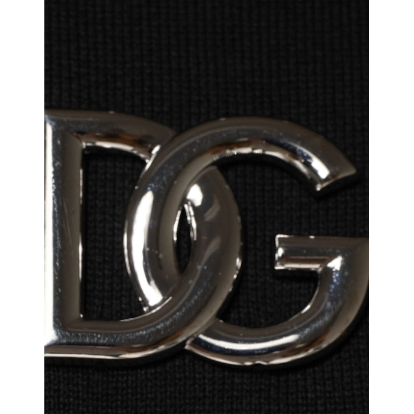 Dolce & Gabbana Black Logo Stud Pullover Sweatshirt Sweater Dolce & Gabbana Black