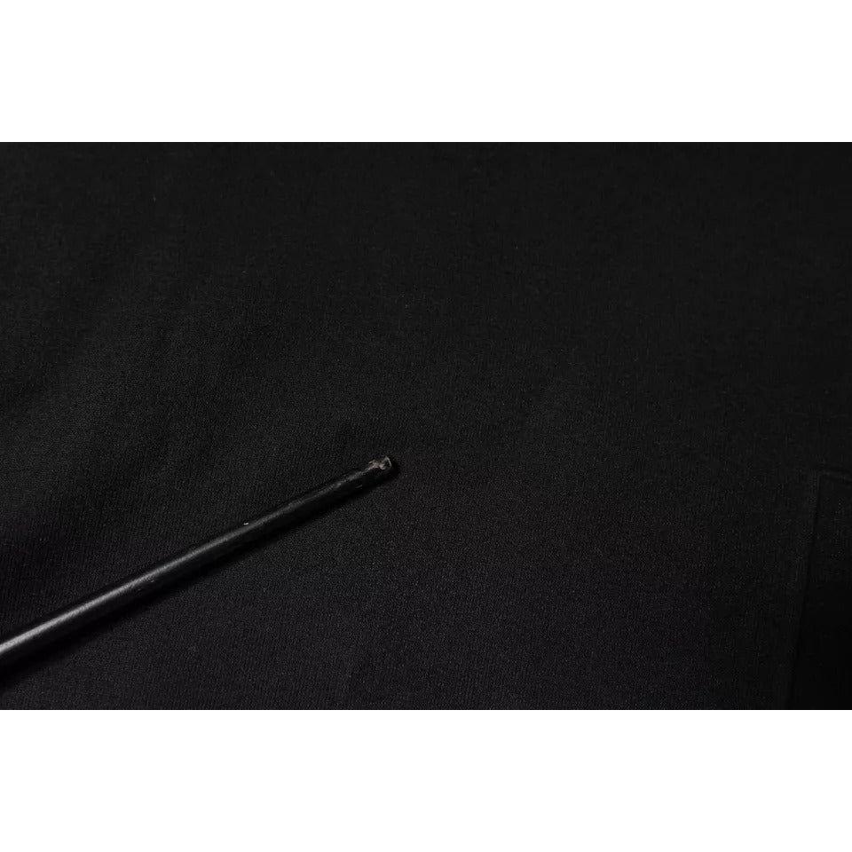 Dolce & Gabbana Black Camouflage Hooded Sweatshirt Sweater Dolce & Gabbana Black