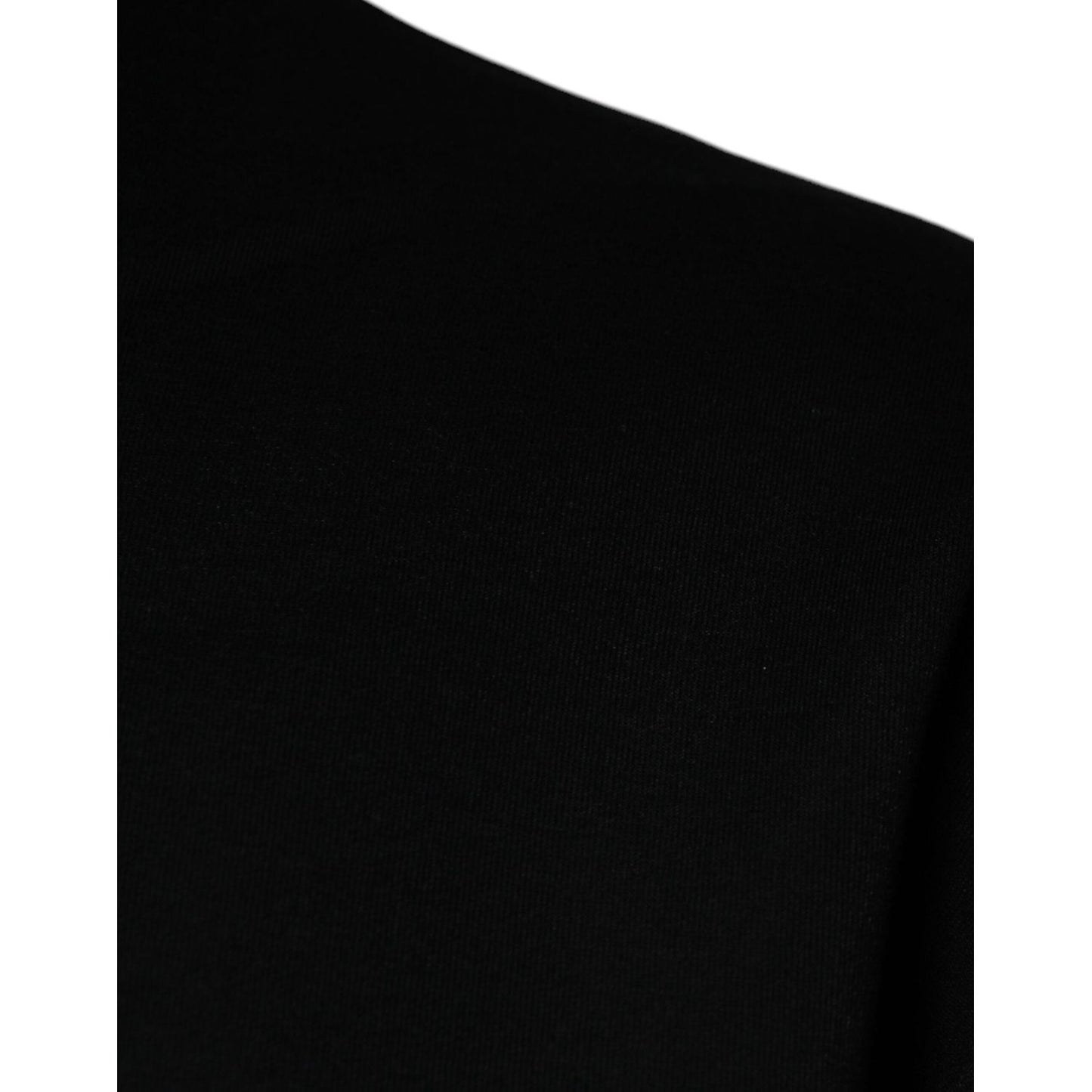 Dolce & Gabbana Black DG Logo Cotton Men Sweatshirt Sweater Dolce & Gabbana Black