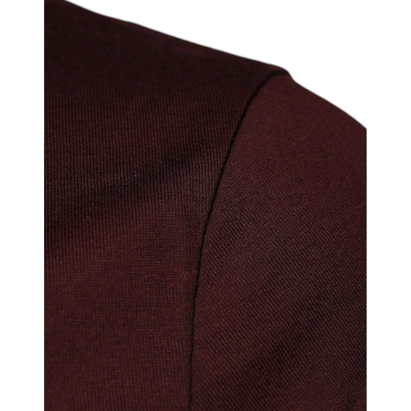 Dolce & Gabbana Maroon DG Logo Cotton Crew Neck T-shirt Dolce & Gabbana Black