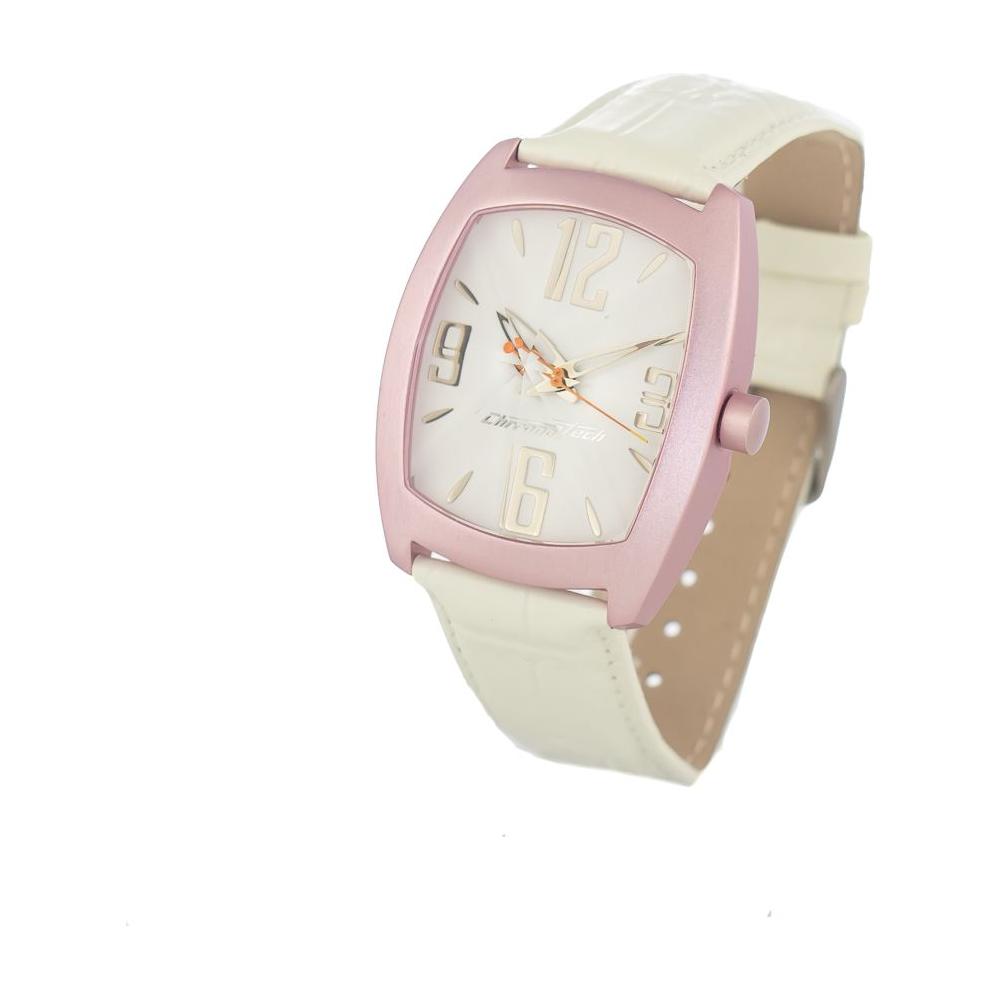 Chronotech Multicolor Leather Watch Chronotech Light Gray
