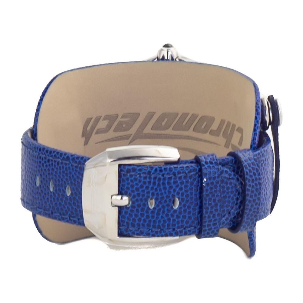 Chronotech Blue Leather Watch Chronotech Rosy Brown