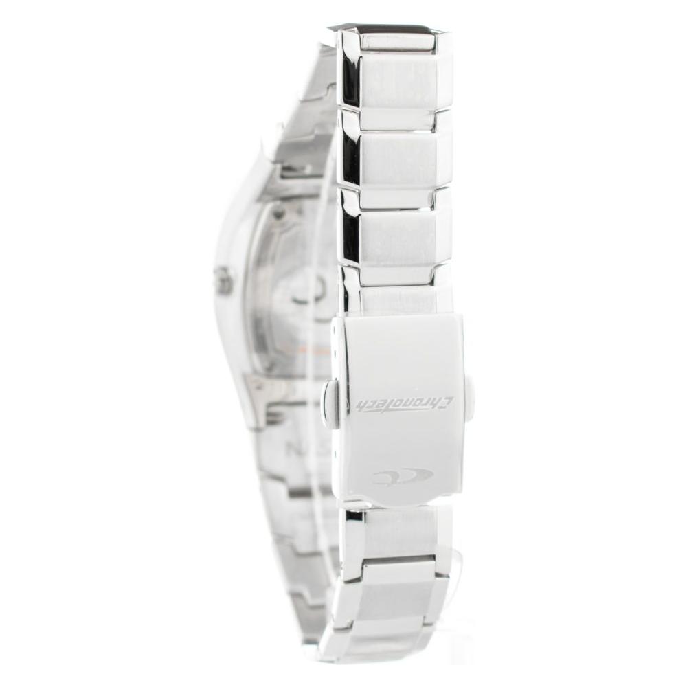 Chronotech Silver Stainless Steel Watch Chronotech Light Gray